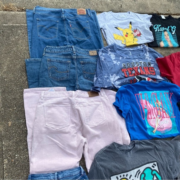 Colorful Clothing Lot women’s clothes multi sizes clothing bundle short sleeve - Picture 6 of 15